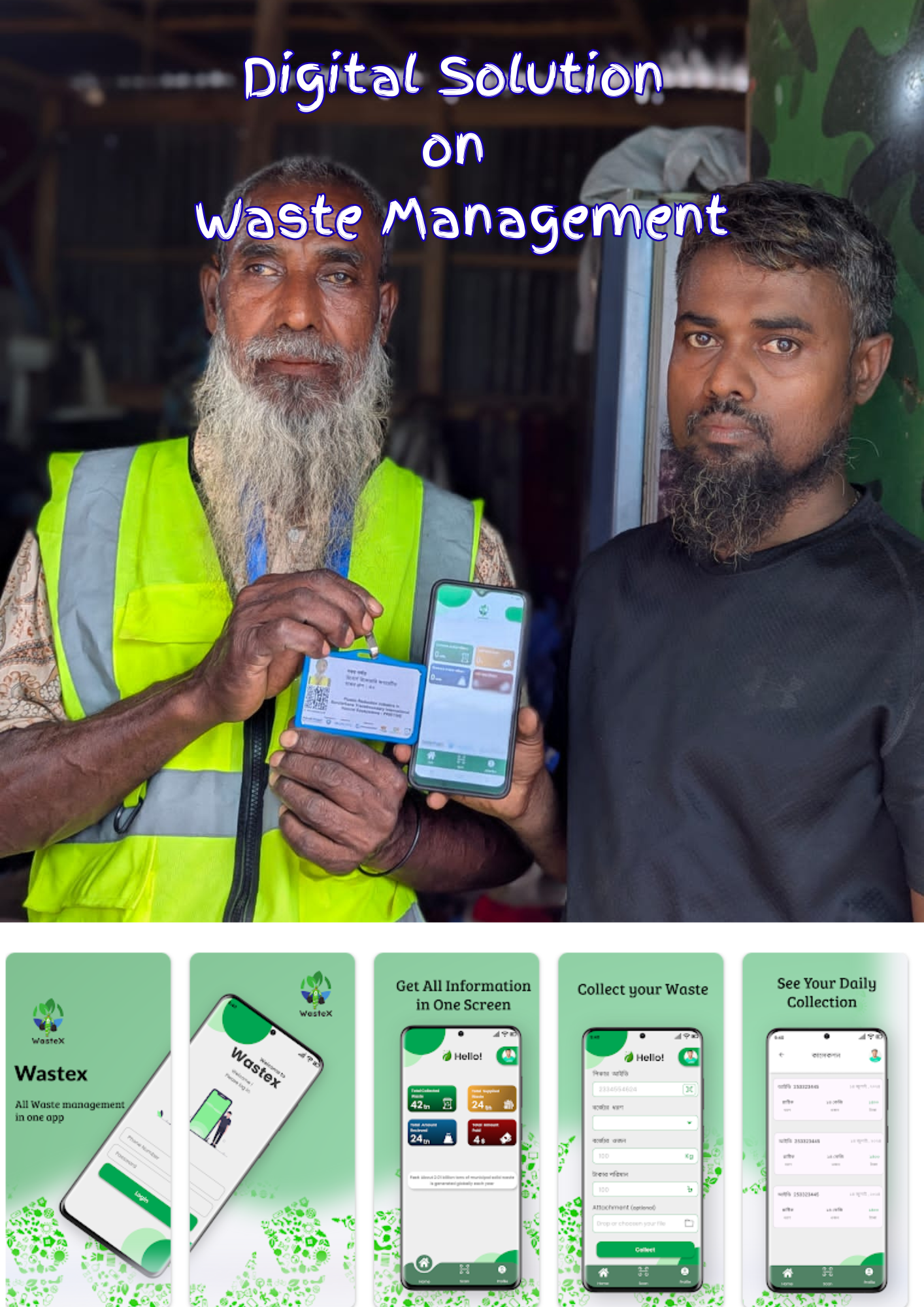 Fostering Livelihood of Waste Pickers by Collecting Plastic Waste through App-based
Technology - A transboundary initiative preserving this unique international natural
ecosystem.